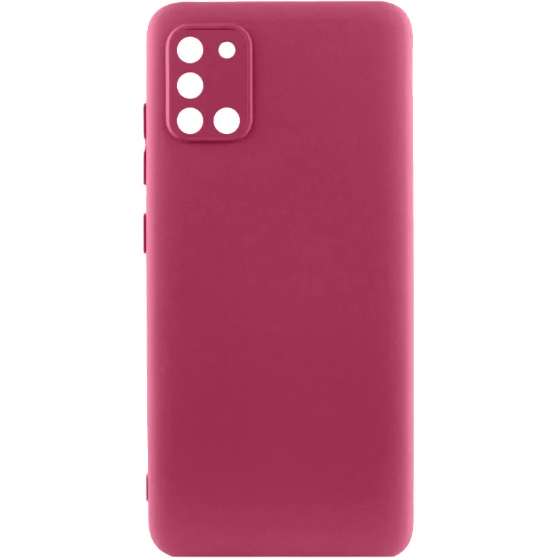 Чохол Silicone Cover Ummi Lakshmi Full Camera (AA) для Samsung Galaxy A21s – Бордовий / Marsala. Фото 1 з 1