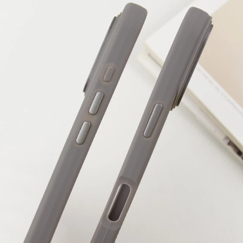 TPU+PC чохол Stand case для Apple iPhone 16 Pro – Grey. Фото 6 з 7