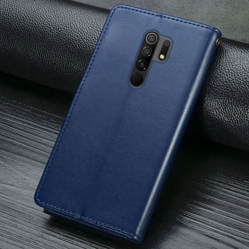 Чехол-книжка GETMAN Gallant  для Xiaomi Redmi Note 8 Pro – Синий. Фото 6 из 6
