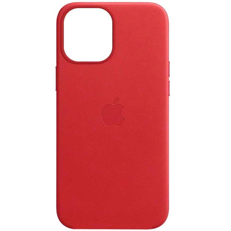 Кожаный чехол Leather Case Premium для Apple iPhone 12 Pro (6.1") – Red. Фото 1 из 1