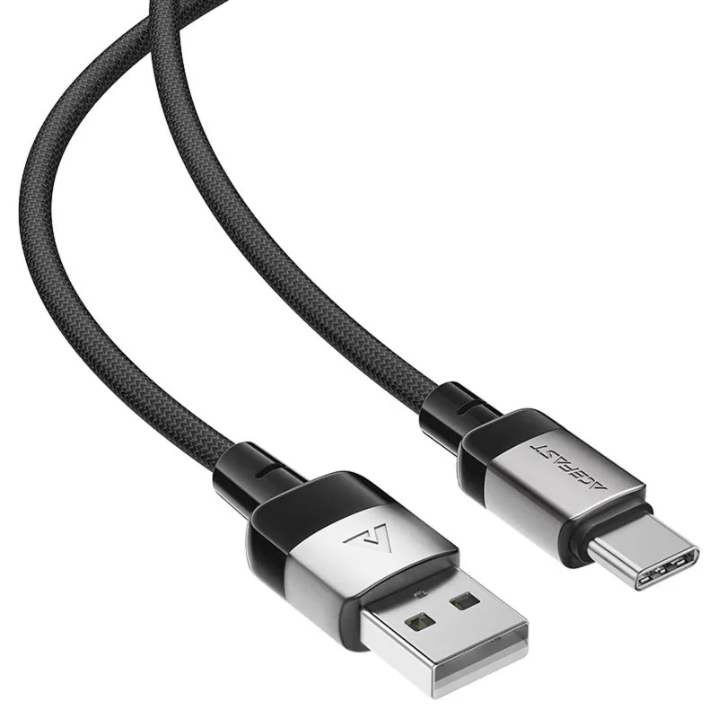 Дата кабель Acefast C9-04 USB to Type-C 3A (1.2m) – Black. Фото 5 из 5