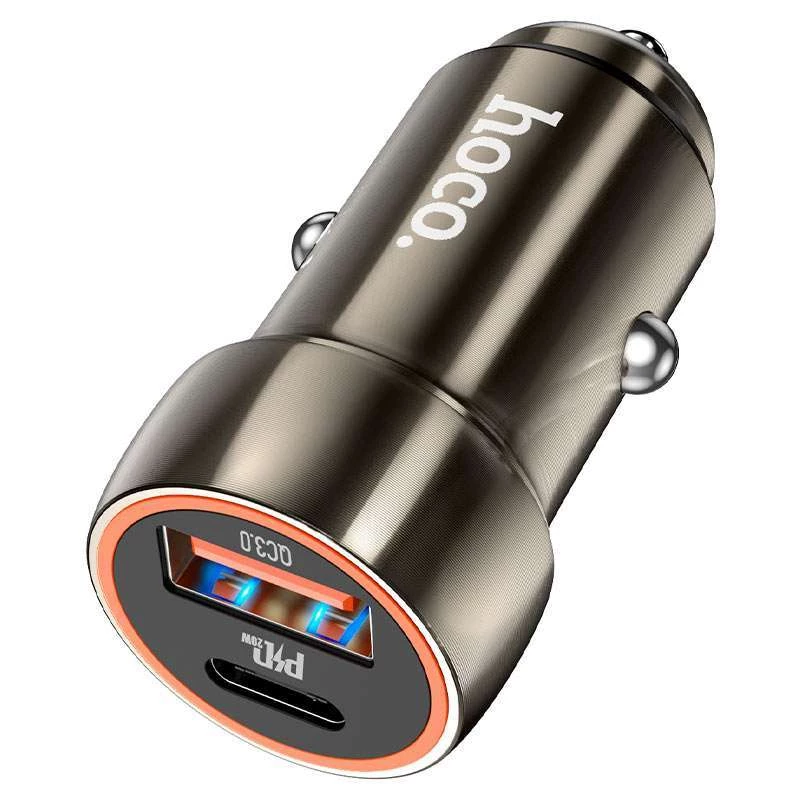 

АЗУ Hoco Z46A Blue whale PD 20W + QC3.0 (Metal gray)