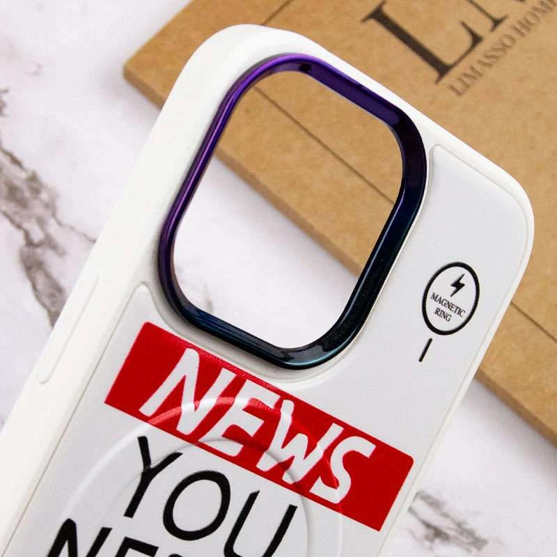 Чохол з MagSafe Funny pictures на Apple iPhone 13 Pro Max (6.7") – News. Фото 5 з 5