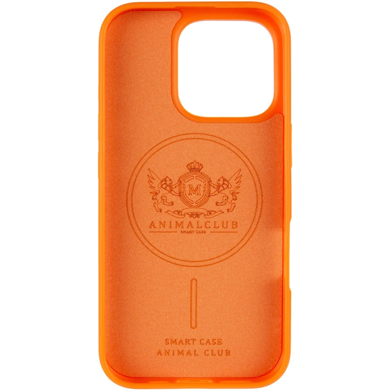 TPU+PC чохол Animal Club для Apple iPhone 16 Pro – Hermes Orange. Фото 4 з 7