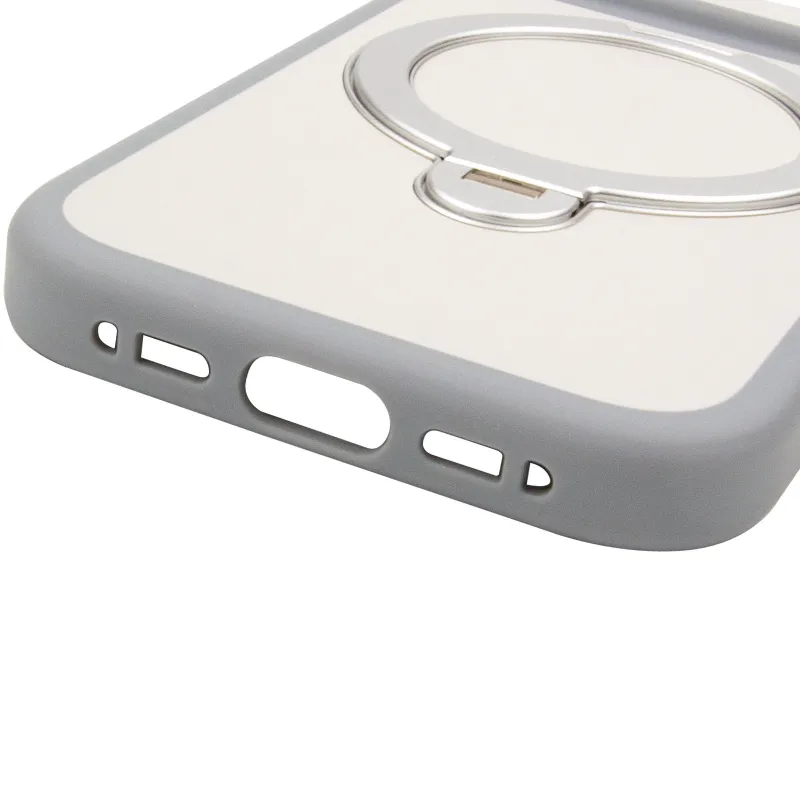 Чехол Ummi Full Camera with Magnetic Fit HQ Ring для Apple iPhone 17 Pro (6.3") – Grey. Фото 4 из 7