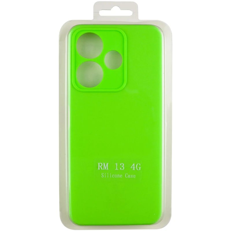Чохол Silicone Cover Ummi Lakshmi Full Camera (AA) для Xiaomi Poco M6 4G – Салатовий / Neon green. Фото 3 з 7