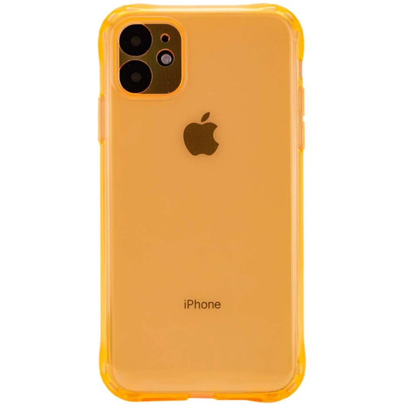 

TPU чехол Ease Glossy с защитой камеры для Apple iPhone 12 (6.1") (Оранжевый), Помаранчевий