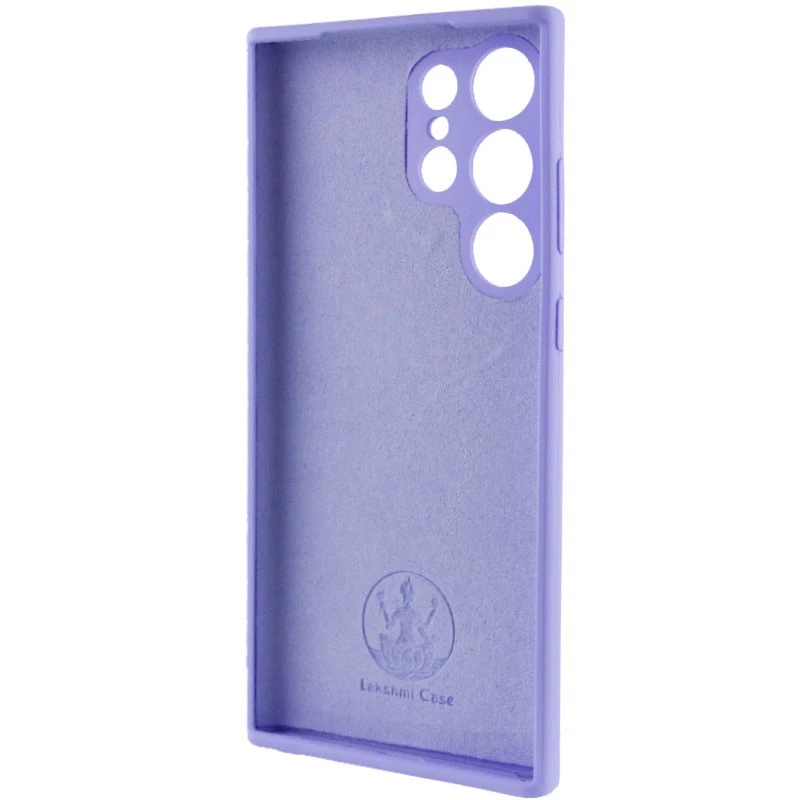 Чохол Silicone Case Lakshmi Premium L з закритою камерою на Samsung Galaxy S23 Ultra – Бузковий / Dasheen. Фото 4 з 7