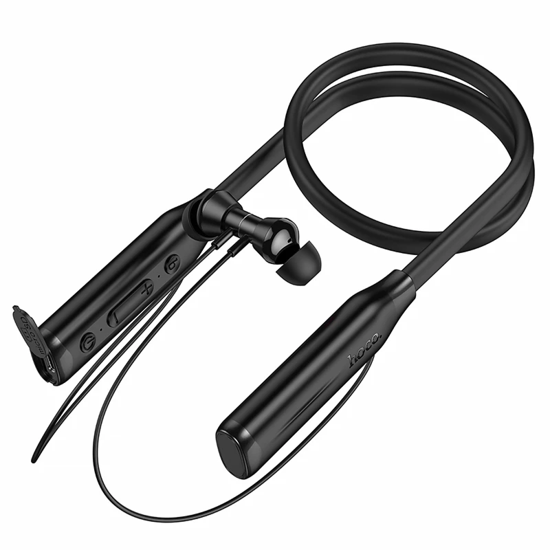 Bluetooth Наушники Hoco ES62 Pretty neck-hang – Black. Фото 7 из 12
