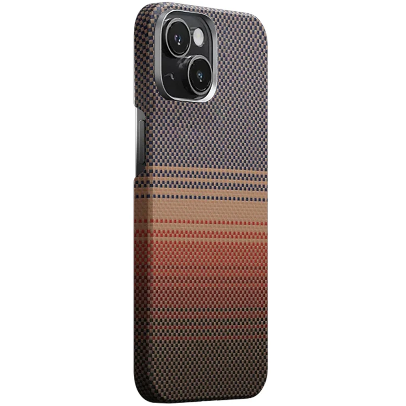 Чехол PC Carbon Protection Slim with MagSafe для Apple iPhone 15 (6.1") – Red. Фото 1 из 2