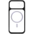 Чохол TPU GETMAN Moon Clear with MagSafe для Apple iPhone 12 Pro (6.1") – Black. Фото 6 з 7