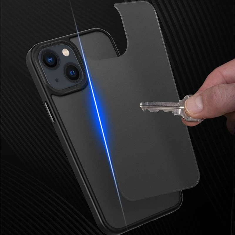 TPU+PC з металевими кнопками на Apple iPhone 13 mini (5.4") – Чорний / Black. Фото 3 з 5