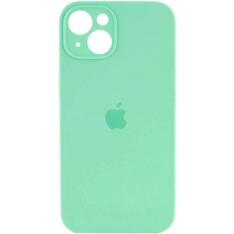 

Чохол Silicone Case з захистом камери на Apple iPhone 13 (6.1") (Зелений / Spearmint)