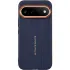 TPU+PC Vegan Leather Case with Metal Camera Frame для Google Pixel 11 Pro XL – Blue. Фото 1 з 2