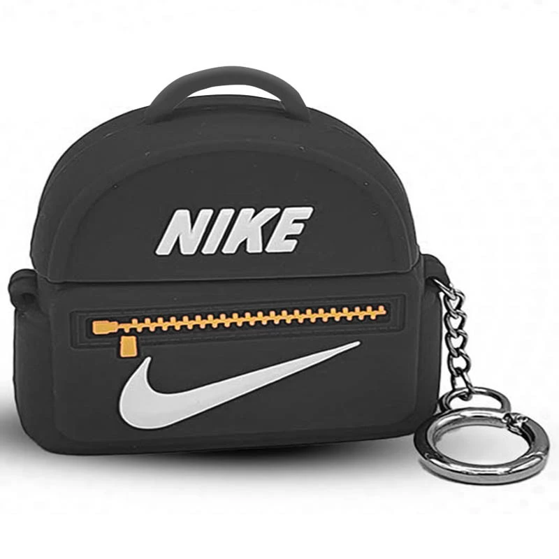 

Силиконовый футляр Brand для наушников AirPods Pro + кольцо (Nike Bag Black)