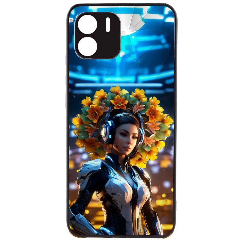 

Стеклянный чехол Prisma Ladies на Xiaomi Redmi A1 / A2 (Cyberpunk)