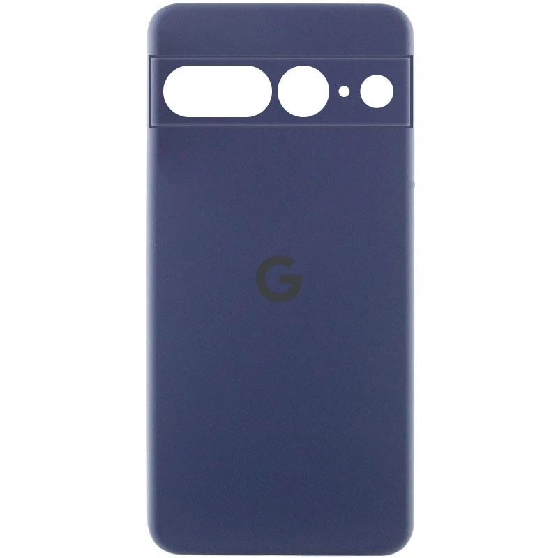 Чехол Silicone Case Lakshmi Premium L с закрытой камерой для Google Pixel 9a – Темно-синий / Midnight blue. Фото 1 из 1