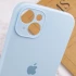 Чехол Silicone Case с защитой камеры для Apple iPhone 15 Plus (6.7") – Голубой / Sweet Blue. Фото 6 из 6