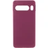 Чохол Silicone Case Lakshmi Premium із закритою камерою для Google Pixel 9 Pro XL – Бордовий / Plum. Фото 1 з 3