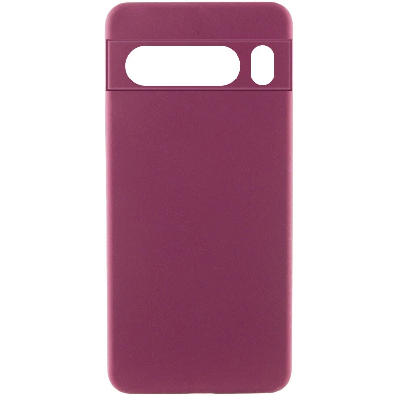 Чохол Silicone Case Lakshmi Premium з закритою камерою на Xiaomi Poco M7 pro 5G – Бордовий / Plum. Фото 1 з 1