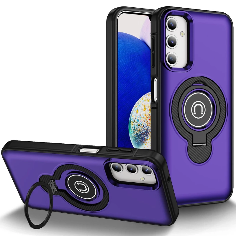 TPU+Textured PC Magnet для Samsung Galaxy A15 4G/5G – Purple. Фото 1 из 4