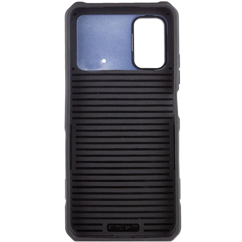 Протиударний чохол Military з підставкою-кільцем на Xiaomi Poco X4 Pro 5G – Синій. Фото 3 з 6