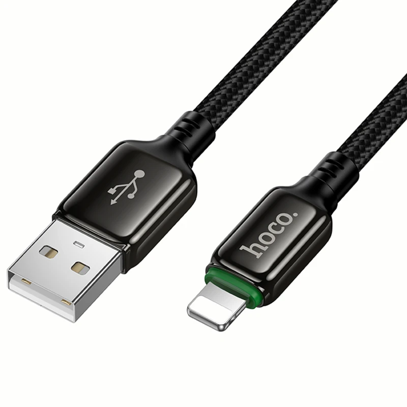 Дата кабель Hoco X127 Exceed USB to Lightning 12W (1m) – Black. Фото 4 из 6