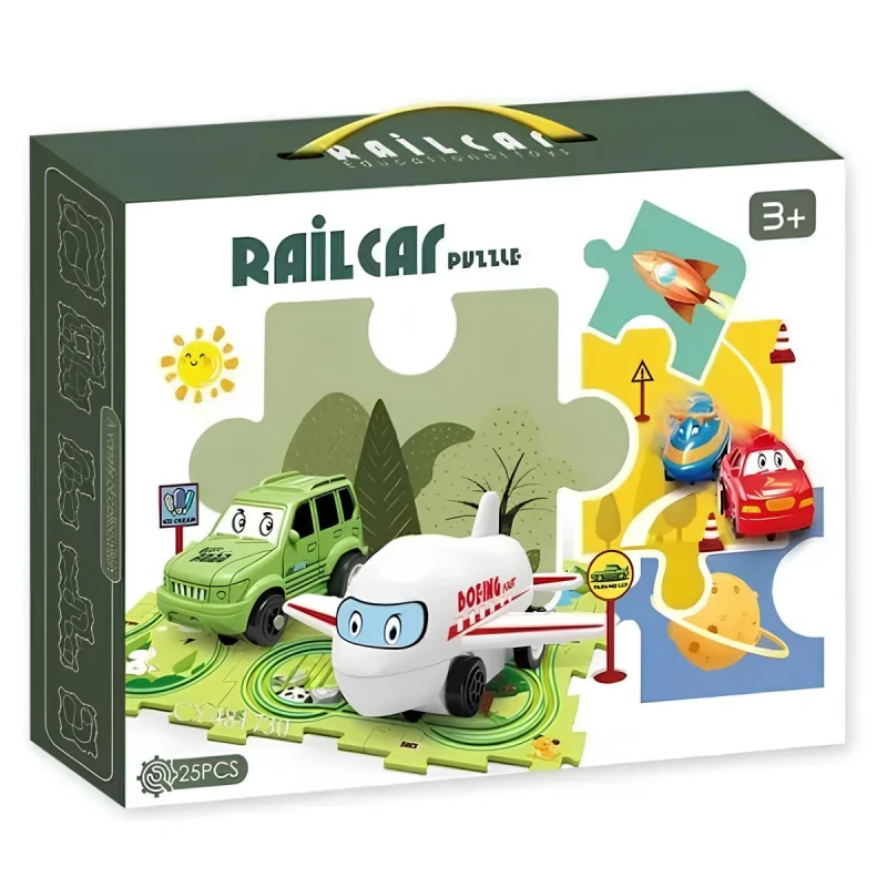 Розвиваюча іграшка-пазл SHT 1103A Dinosaur Park (25pcs) – Green. Фото 6 з 7