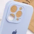 Чехол Silicone Case с защитой камеры для Apple iPhone 15 Pro (6.1") – Голубой / Lilac Blue. Фото 6 из 6