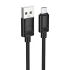 Дата кабель Hoco X122 Benefit USB to MicroUSB 2.4A (1m) – Black. Фото 1 з 4