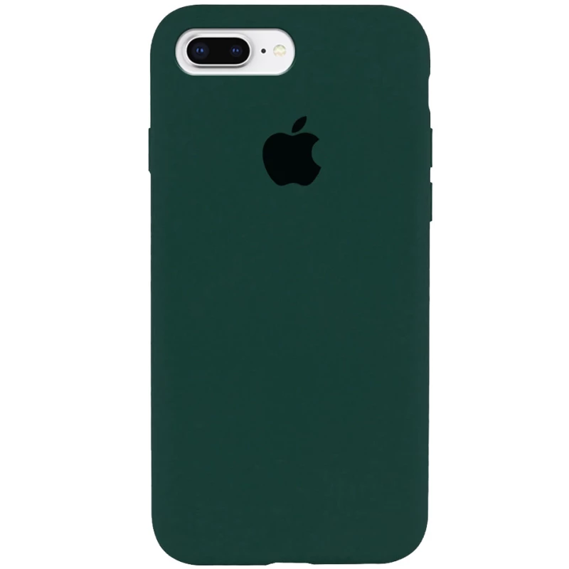 

Чохол Silicone Case з закритим низом на Apple iPhone 7 plus / 8 plus (Зелений / Forest green)