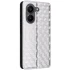 Кожаный чехол-книжка Rhombus Book для Xiaomi POCO X8 Pro – silver. Фото 2 из 7