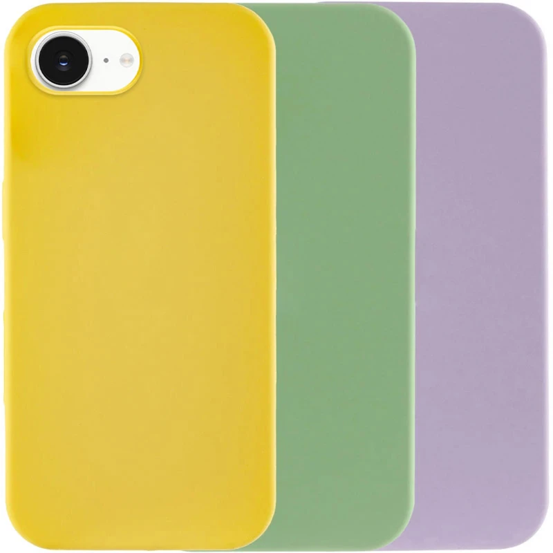 Чохол з закритим низом Silicone Case на Apple iPhone 16e (6.1") фото 2 з 2