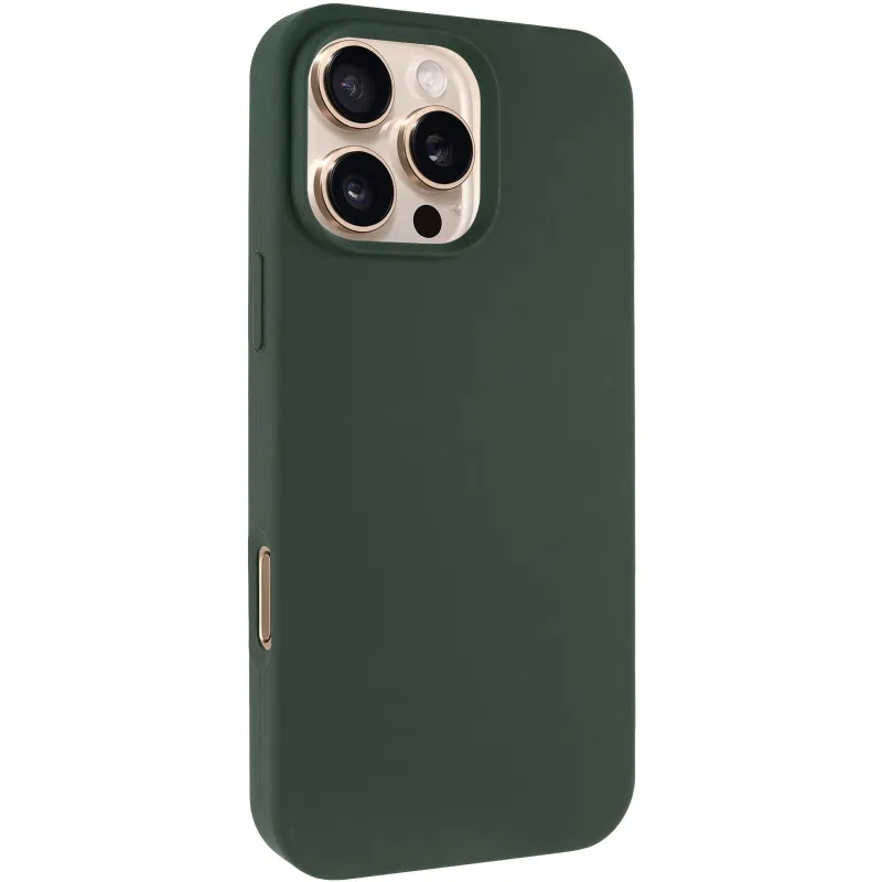 Чехол Silk Full Protective (AA) NO LOGO для Apple iPhone 16 Pro – Зеленый / Cyprus Green. Фото 3 из 11