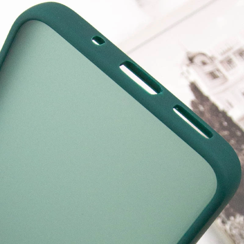 Чохол TPU+PC Lyon Frosted на Xiaomi Redmi 13C – Green. Фото 6 з 6