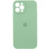 Чехол Silicone Case с защитой камеры для Apple iPhone 12 Pro Max (6.7") – Зеленый / Pistachio. Фото 1 из 4