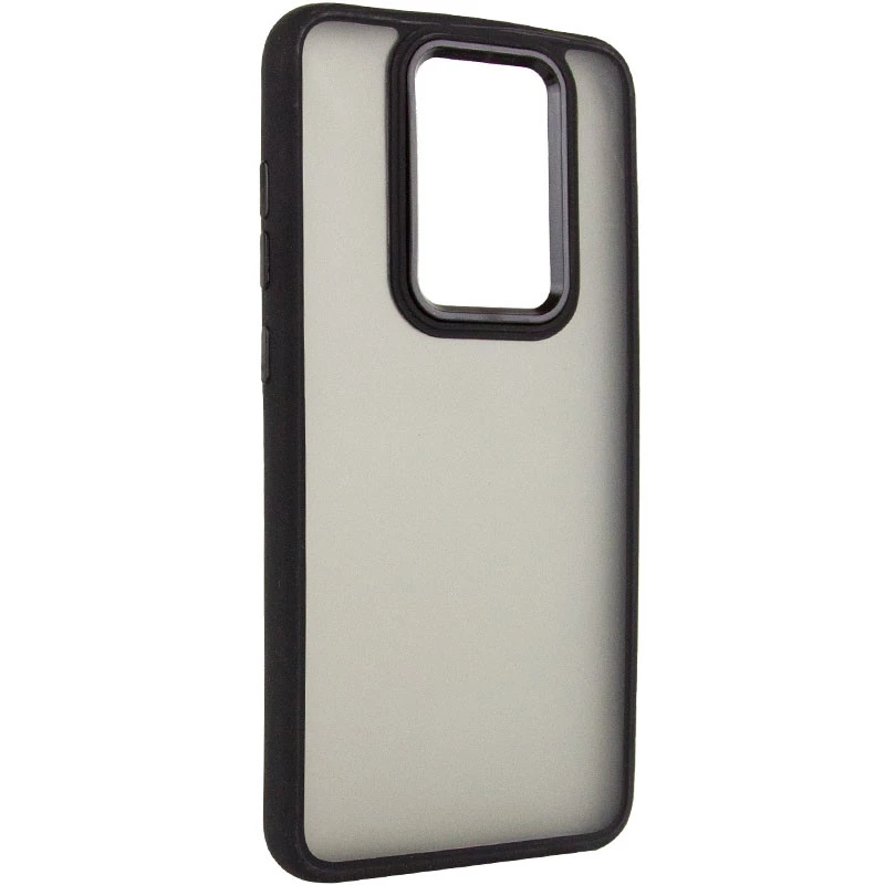 Чехол TPU+PC Lyon Frosted на Xiaomi Redmi Note 9 / Redmi 10X – Black. Фото 2 из 7