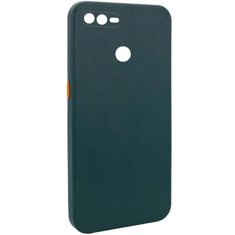 

Силіконовий чохол TPU Square з захистом камери на Oppo A5s / Oppo A12 (Зелений)