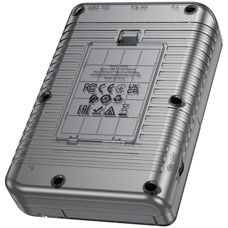 Портативна ігрова консоль Hoco GA40 Brilliant 400 games (250mAh) – Gray. Фото 3 з 6