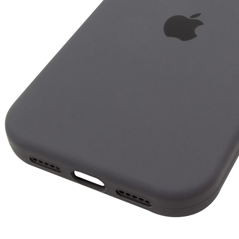 Чехол Silicone Case (AA) Logo with MagSafe для Apple iPhone 17 Pro Max (6.9") – Серый / Dark Gray. Фото 11 из 11
