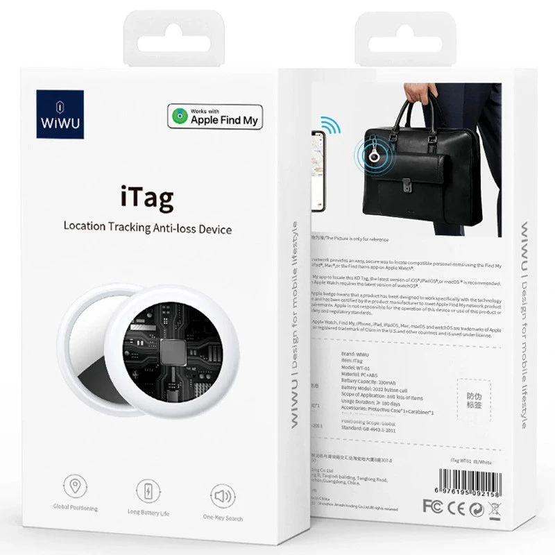 Трекер WIWU iTag WT-01 – White. Фото 6 з 6