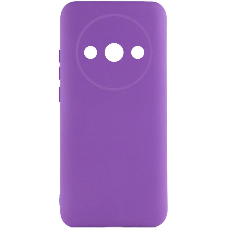 

Чохол Silicone Case Lakshmi Plus з закритою камерою на Xiaomi Redmi A3 (Фіолетовий / Purple)