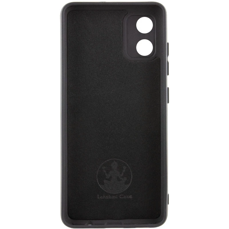 Чохол Silicone Case Lakshmi Plus з закритою камерою на Motorola Moto E13 – Чорний / Black. Фото 2 з 4