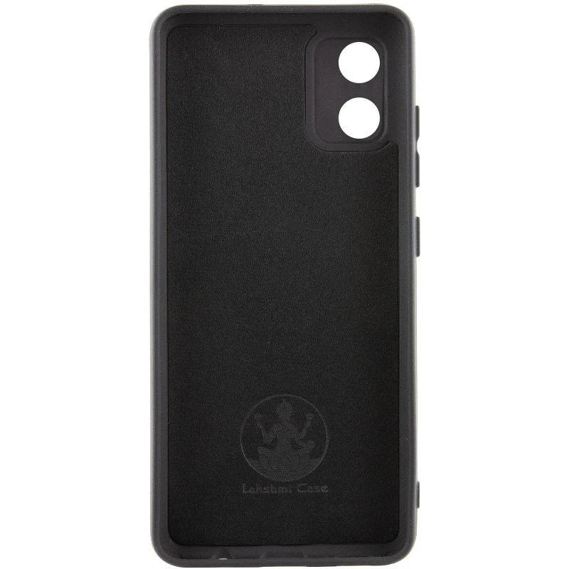 Чохол Silicone Cover Ummi Lakshmi Full Camera (AA) для Motorola Moto E13 – Чорний / Black. Фото 2 з 3