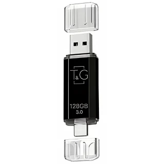 Флеш-накопитель T&G 009 Star Series 2in1 USB 3.0 (USB-A/C) — 128GB фото 1 из 3