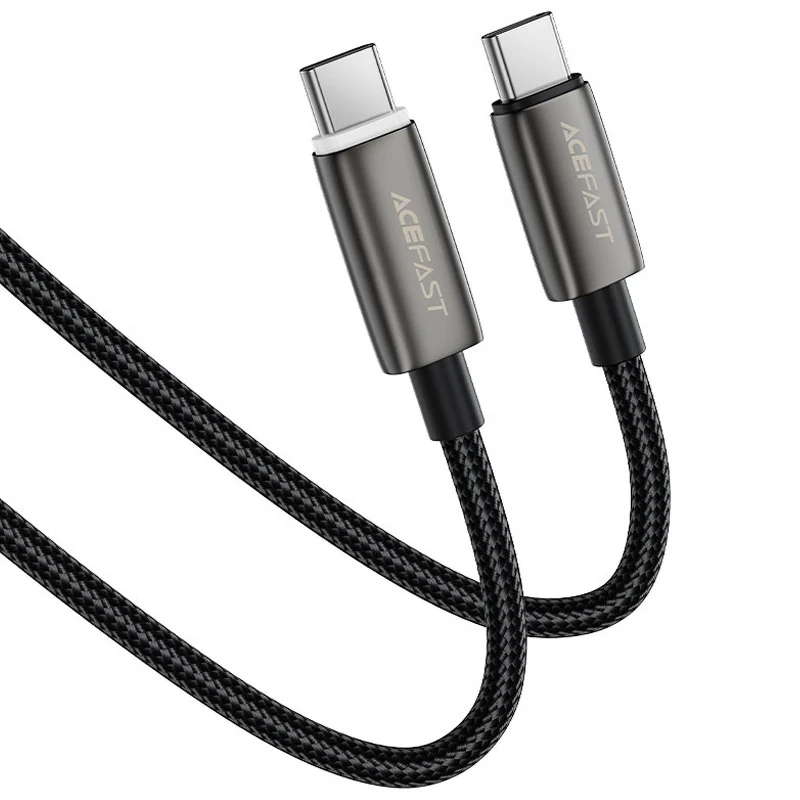 Дата кабель Acefast C23-03 Type-C to Type-C 60W (1.2m) – Black. Фото 3 из 4