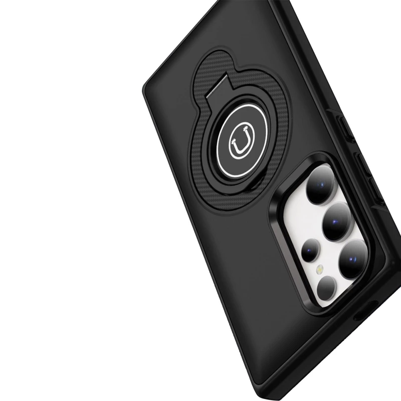 TPU+Textured PC Magnet для Samsung Galaxy S25 Ultra – Black. Фото 4 из 4