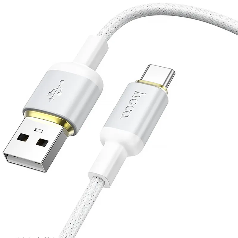 Дата кабель Hoco X128 Benefit USB to Type-C 36W (1m) – White. Фото 3 из 4