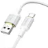 Дата кабель Hoco X128 Benefit USB to Type-C 36W (1m) – White. Фото 3 из 4