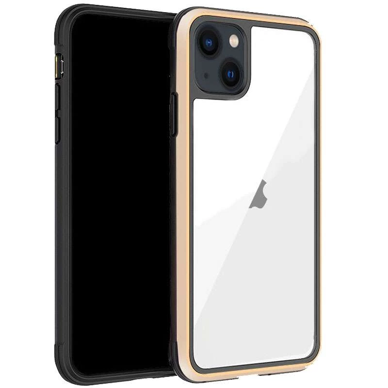 

Чехол PC+TPU+Metal K-DOO Ares для Apple iPhone 13 (6.1") (Золотой), Золотий